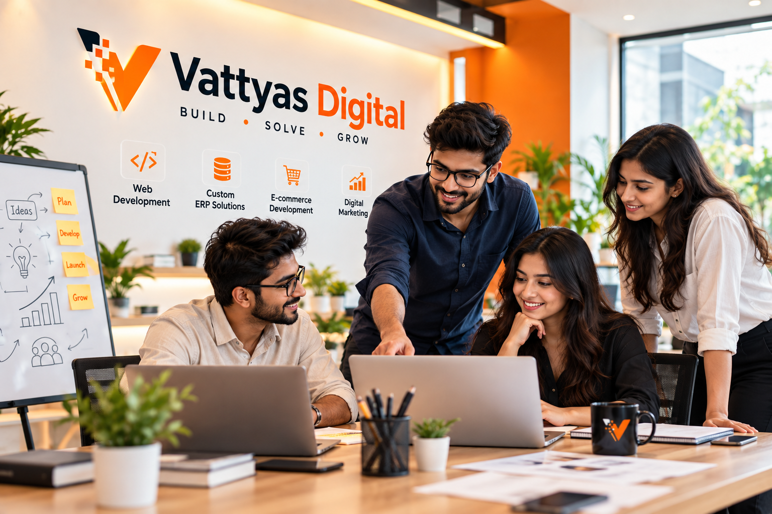 Rahul Jatav working on digital projects