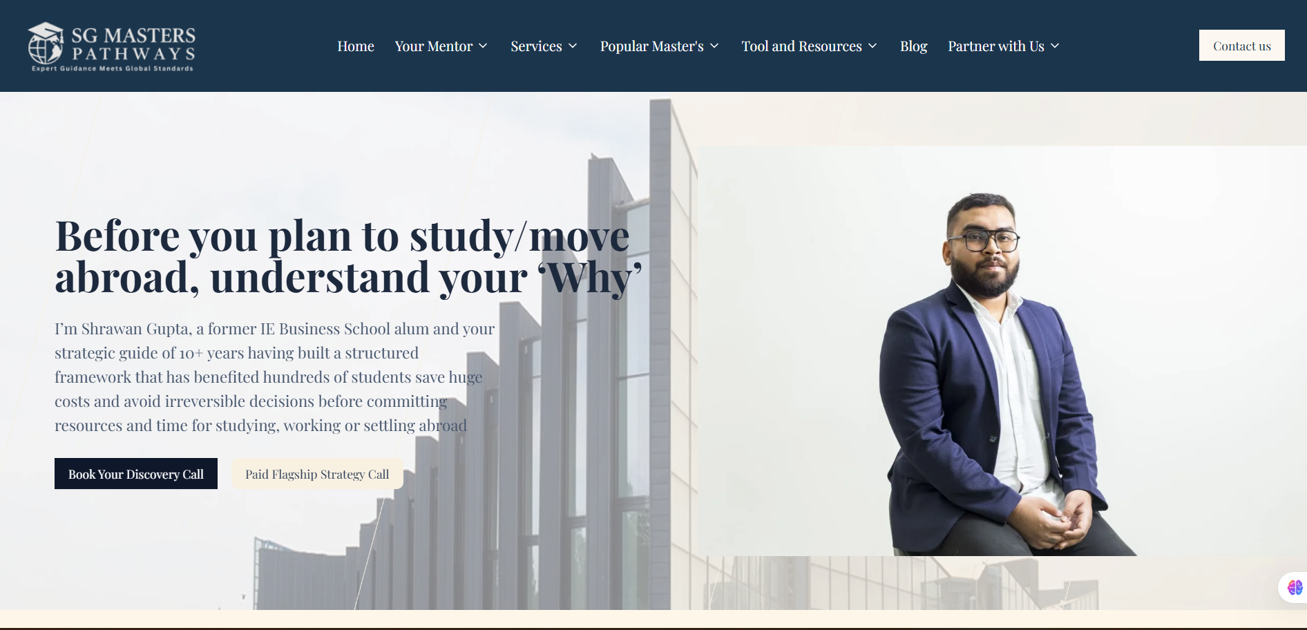 SG Masters Pathways project screenshot