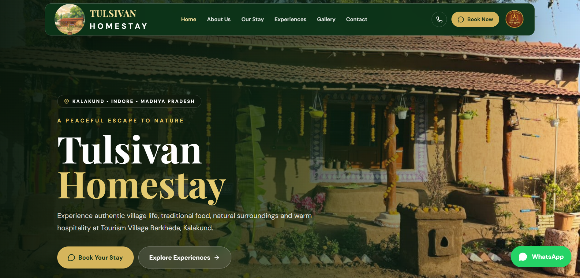 Tulsivan Homestay project screenshot